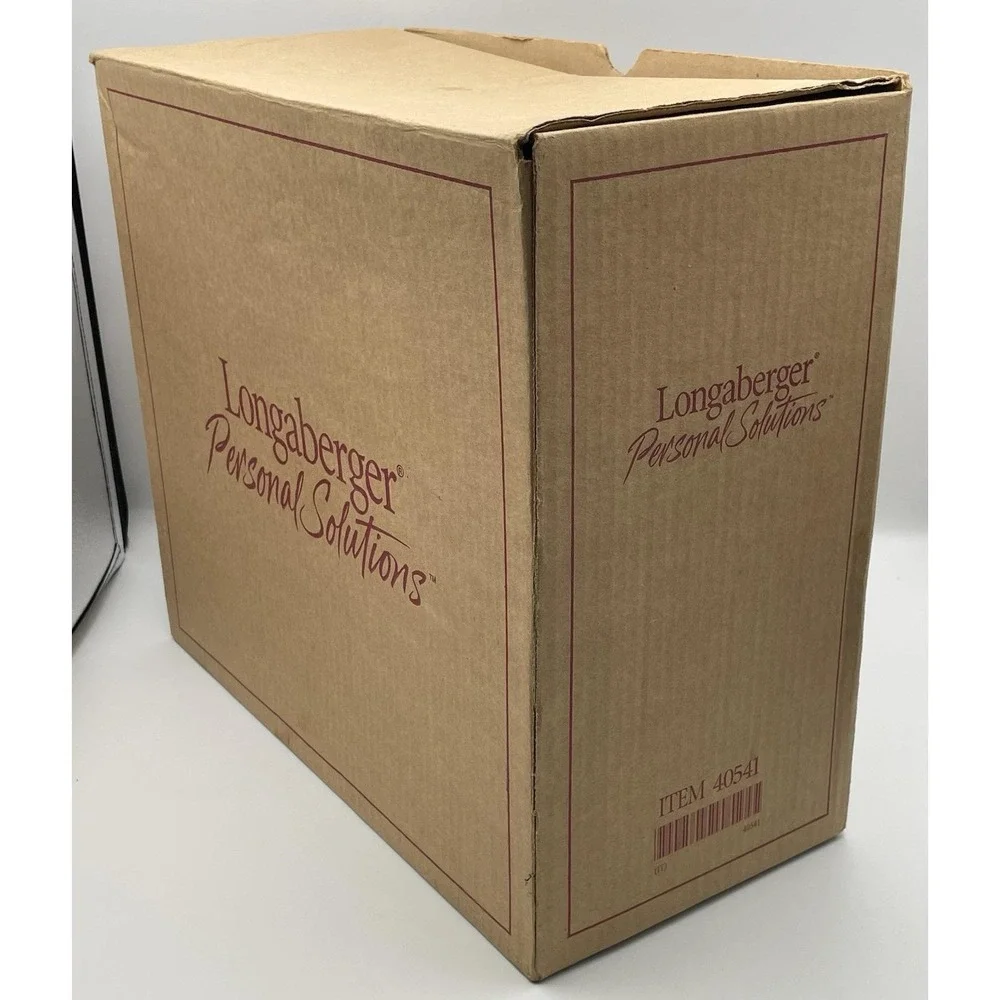 Vintage 1999 Longaberger Personal Solutions File Organizer Insert NIB 40541
